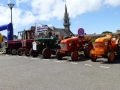 Esposition de tracteurs de l'association à Milizac